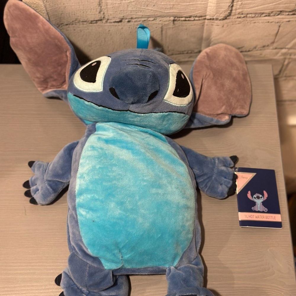 Disney Stitch Hot Water Bottle Plush Lilo & Stitch Rare Retired HTF Primark